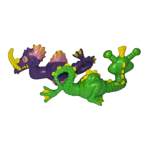 1986 Mix 'Em Up Monsters Set Purple & Green - Picture 2 of 13